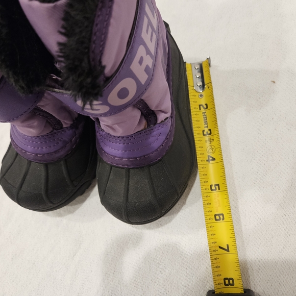 Sorel Kids' Violet and Black Winter Boots - Picture 7 of 8